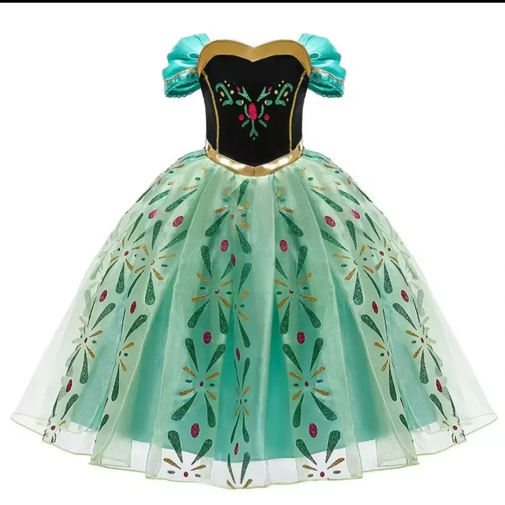 Fashion classic Frozen Anna from Disney dress size 130 = size 6–7 US sizing
